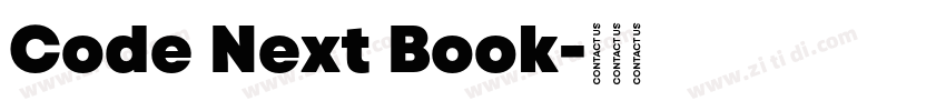 Code Next Book字体转换